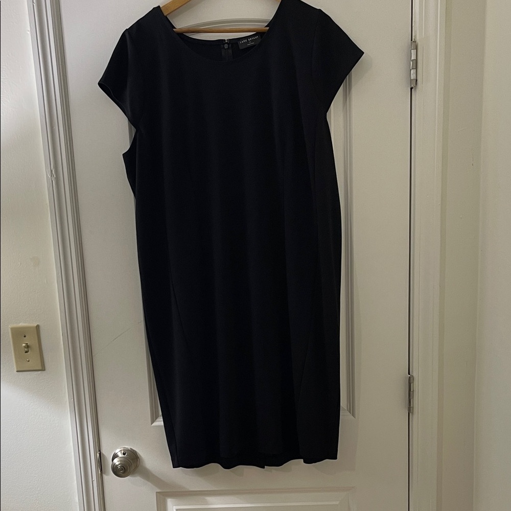 Lane Bryant Black Ponte Dress